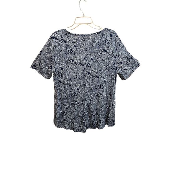 Westport Blue Paisley Shirt - Women’s XL - Picture 4 of 4